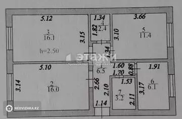 62 м², 3-комнатная квартира, этаж 3 из 5, 62 м², изображение - 29