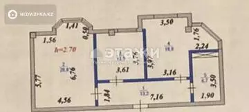 81 м², 2-комнатная квартира, этаж 4 из 7, 81 м², изображение - 14