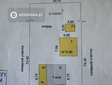 4-комнатный дом, 14.5 соток, 66 м²