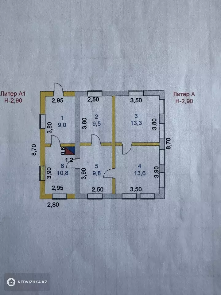 66 м², 4-комнатный дом, 14.5 соток, 66 м², изображение - 1