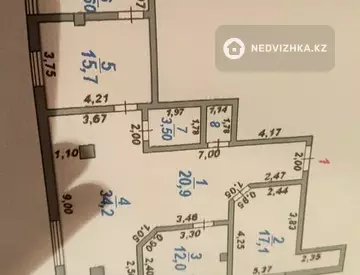 110 м², 3-комнатная квартира, этаж 3 из 4, 110 м², изображение - 22