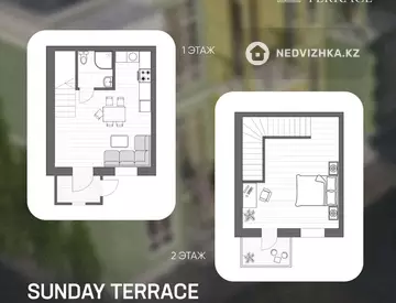 60.5 м², 2-комнатная квартира, этаж 1 из 2, 60 м², изображение - 1