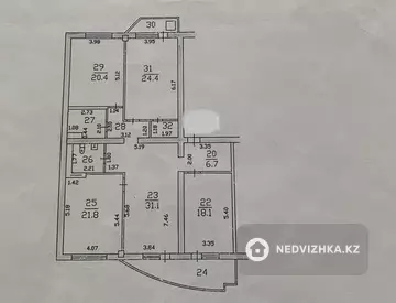 143 м², 4-комнатная квартира, этаж 4 из 18, 143 м², изображение - 13