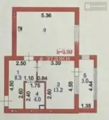 50.6 м², 1-комнатная квартира, этаж 2 из 6, 51 м², изображение - 13