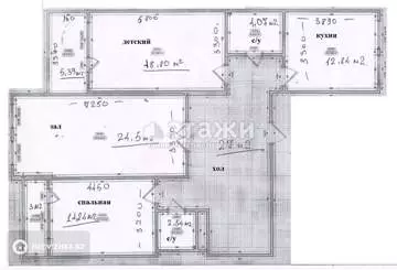 110.89 м², 3-комнатная квартира, этаж 6 из 7, 111 м², изображение - 14