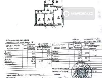 100 м², 4-комнатная квартира, этаж 5 из 5, 100 м², изображение - 13