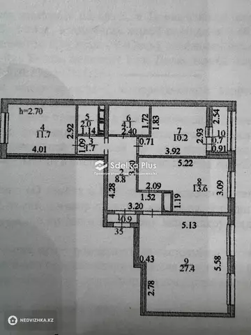 82 м², 3-комнатная квартира, этаж 7 из 9, 82 м², изображение - 14