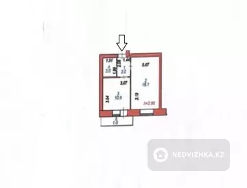 36 м², 1-комнатная квартира, этаж 10 из 10, 36 м², изображение - 1