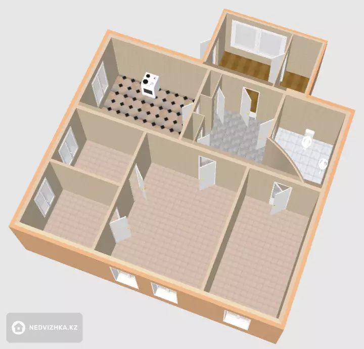 112 м², 4-комнатный дом, 7 соток, 112 м², изображение - 1