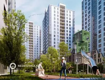 1-комнатная квартира, этаж 16 из 20, 56 м²