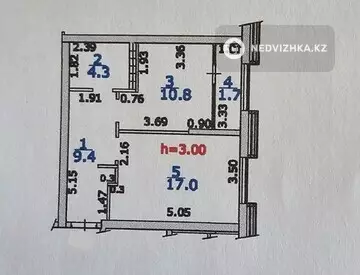 43 м², 1-комнатная квартира, этаж 7 из 12, 43 м², изображение - 17