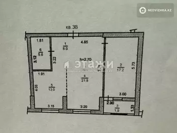 67.5 м², 2-комнатная квартира, этаж 8 из 13, 68 м², изображение - 12