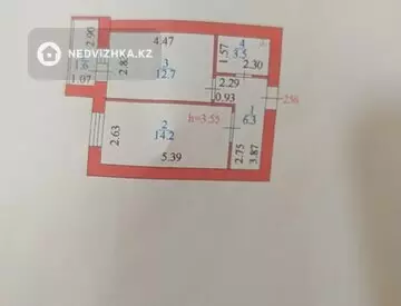 38.3 м², 1-комнатная квартира, этаж 1 из 12, 38 м², изображение - 20