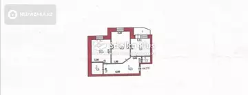 54 м², 2-комнатная квартира, этаж 1 из 9, 54 м², изображение - 7