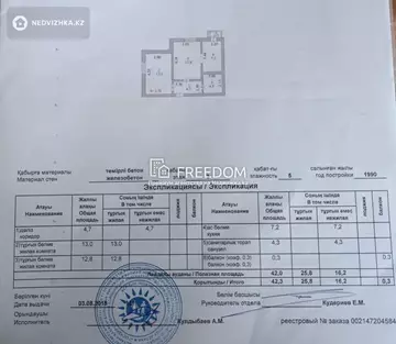 43 м², 2-комнатная квартира, этаж 3 из 5, 43 м², изображение - 1