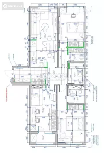 90 м², 4-комнатная квартира, этаж 12 из 17, 90 м², изображение - 19