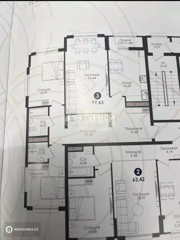 96 м², 3-комнатная квартира, этаж 7 из 12, 96 м², изображение - 11