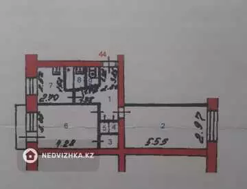 47 м², 2-комнатная квартира, этаж 3 из 5, 47 м², изображение - 14