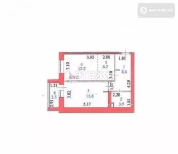 50 м², 2-комнатная квартира, этаж 1 из 5, 50 м², изображение - 11