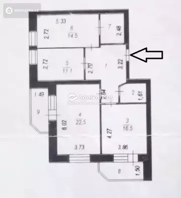 90 м², 3-комнатная квартира, этаж 3 из 10, 90 м², изображение - 0