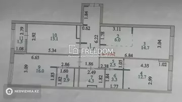 90 м², 4-комнатная квартира, этаж 12 из 17, 90 м², изображение - 18