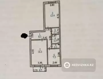 51 м², 2-комнатная квартира, этаж 5 из 5, 51 м², изображение - 8