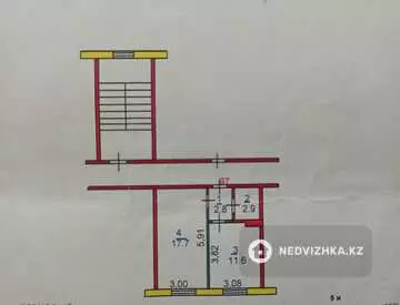 1-комнатная квартира, этаж 6 из 6, 35 м²