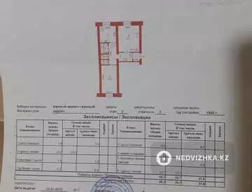 2-комнатная квартира, этаж 2 из 2, 48 м²