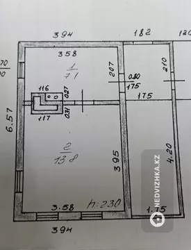 1-комнатный дом, 10 соток, 26 м²