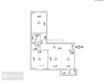 81 м², 3-комнатная квартира, этаж 7 из 12, 81 м², изображение - 0