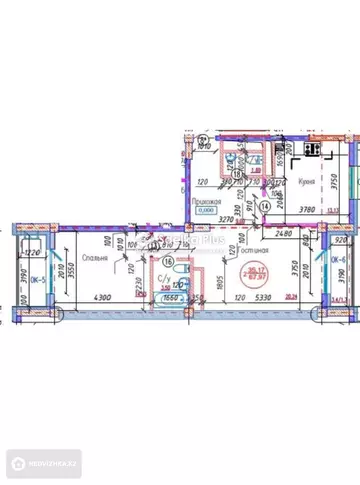 71 м², 3-комнатная квартира, этаж 5 из 12, 71 м², изображение - 7