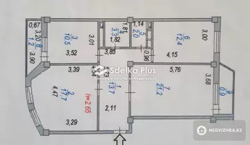 83 м², 3-комнатная квартира, этаж 4 из 9, 83 м², изображение - 3