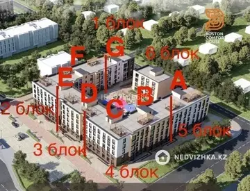 43 м², 2-комнатная квартира, этаж 4 из 4, 43 м², изображение - 1