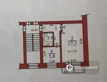 31.2 м², 1-комнатная квартира, этаж 2 из 4, 31 м², изображение - 10