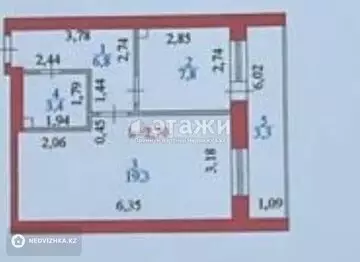 40.6 м², 1-комнатная квартира, этаж 4 из 9, 41 м², изображение - 5