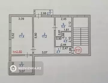 56.1 м², 4-комнатная квартира, этаж 4 из 5, 56 м², изображение - 8