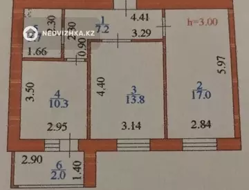 54 м², 2-комнатная квартира, этаж 3 из 12, 54 м², изображение - 16