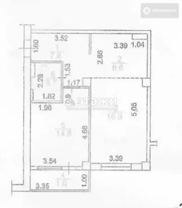 53 м², 2-комнатная квартира, этаж 4 из 12, 53 м², изображение - 4