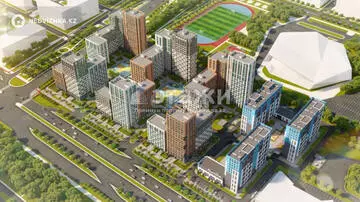 1-комнатная квартира, этаж 1 из 17, 43 м²