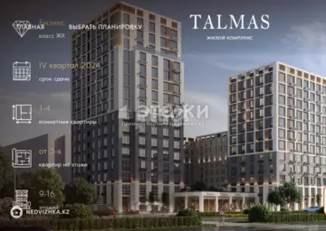 2-комнатная квартира, этаж 5 из 9, 61 м²