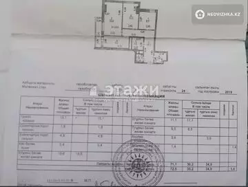 72.5 м², 3-комнатная квартира, этаж 8 из 24, 72 м², изображение - 9