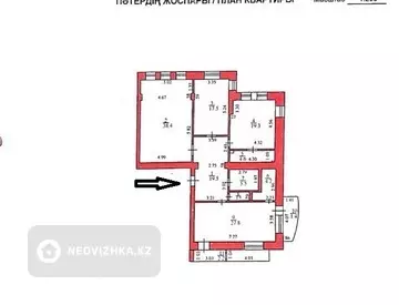 3-комнатная квартира, этаж 4 из 7, 142 м²