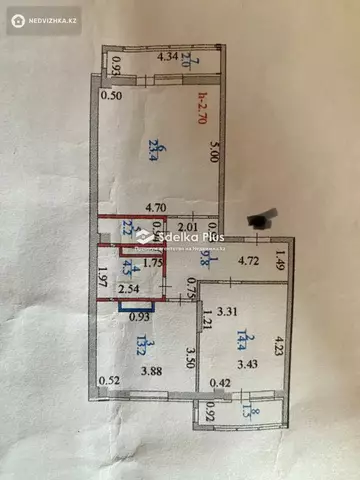 3-комнатная квартира, этаж 3 из 9, 71 м²