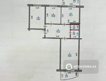 84 м², 3-комнатная квартира, этаж 2 из 9, 84 м², изображение - 8