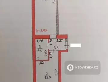 40.6 м², 1-комнатная квартира, этаж 4 из 10, 41 м², изображение - 5