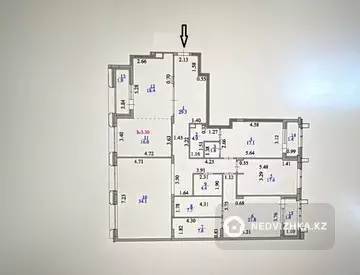 4-комнатная квартира, этаж 2 из 8, 186 м²