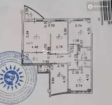 4-комнатная квартира, этаж 3 из 14, 108 м²