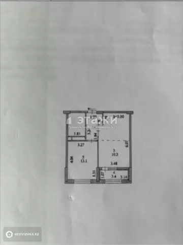 46.6 м², 2-комнатная квартира, этаж 6 из 10, 47 м², изображение - 4