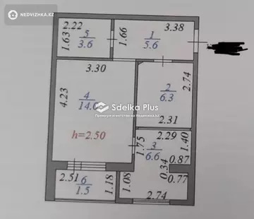 38 м², 2-комнатная квартира, этаж 4 из 4, 38 м², изображение - 8