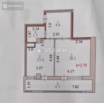 48 м², 1-комнатная квартира, этаж 3 из 20, 48 м², изображение - 7